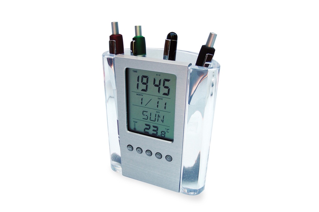 Lapicera / reloj digital multifunción