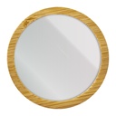 Espejo de bambú circular ¨bella¨