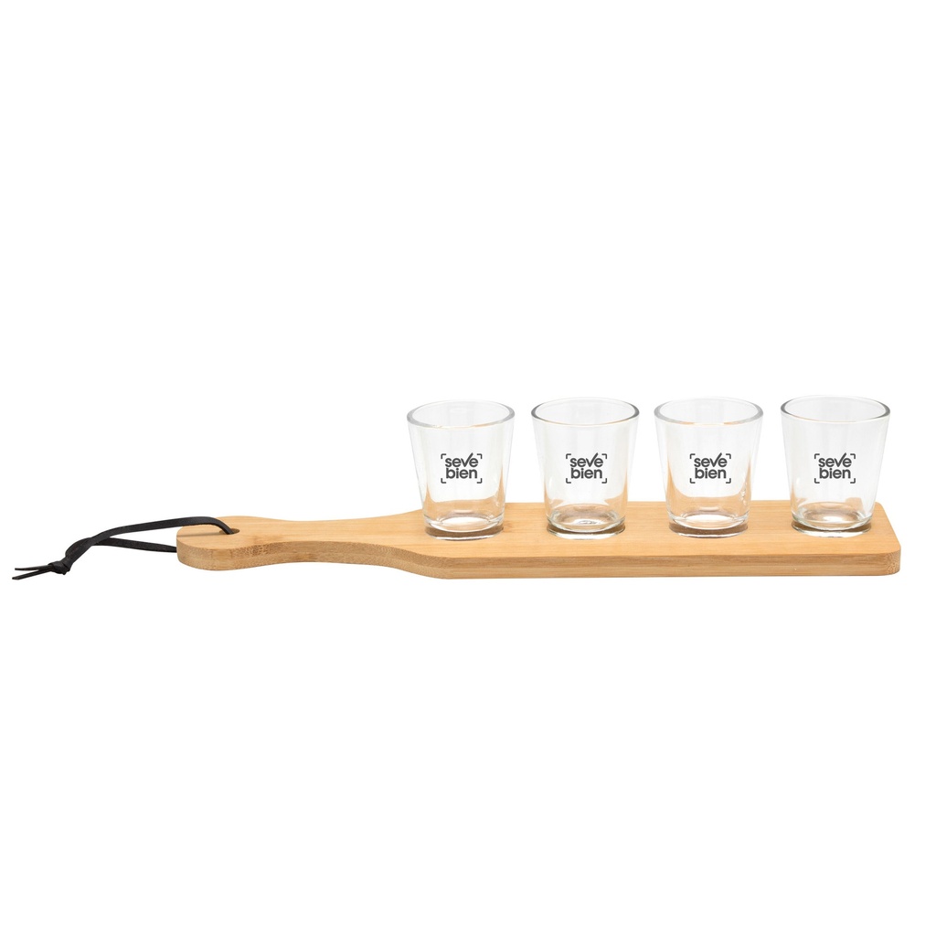Set de vasos tequileros "toc toc"