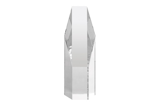 [T531-Transparente] Trofeo De Cristal Diagonal