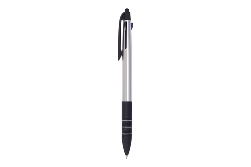[BP255-Plata] Bolígrafo Touch Tres Tintas "Drei"